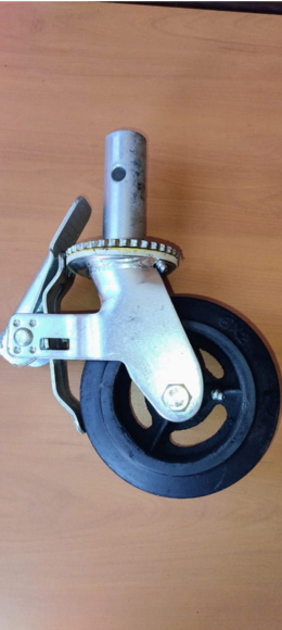 Ruedas para andamios con freno diámetro 6 pulgadas