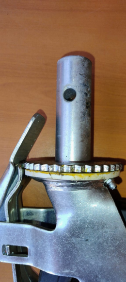 Aplicación ruedas en andamio